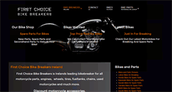 Desktop Screenshot of firstchoice-bikebreakers.com